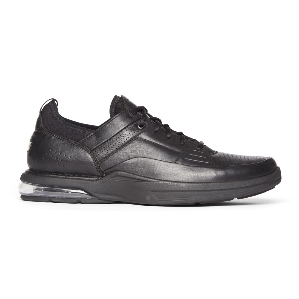 Zapatillas Rockport Hombre Mexico - Howe Street Lace Up Negros - HFRMG0327